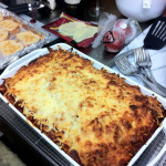 Traditional Baked Ziti.  Our family version doesn't add the extra mozzarella topping